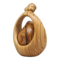 Nesting Style Holy Family Nesting Carved Nativity - Olive Wood - 4.5 Inch